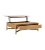 Replay Solid Wood Coffee Table In Light Oak Colour
