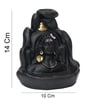 Resin Adiyogi Smoke Fountain with 20 Cones