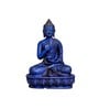 Resin Blue Buddha Brass Religious Idol