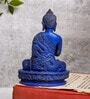 Resin Blue Buddha Brass Religious Idol