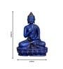 Resin Blue Buddha Brass Religious Idol