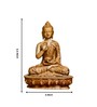 Resin Brown Buddha Brass Religious Idol