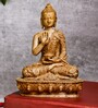 Resin Brown Buddha Brass Religious Idol