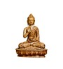 Resin Brown Buddha Brass Religious Idol