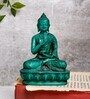 Resin Green Buddha Brass Religious Idol