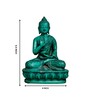Resin Green Buddha Brass Religious Idol