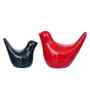 Resin Love Birds Showpieces (Set of 2, Black Red)| Home Decor Items for Living Room Bedroom Hall Office Desk| Decorative Bird Figurines Statue| Home Decor Gifts for Birthday Housewarming
