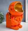 Orange Resin Astro Key And Tissue Holder Showpiece