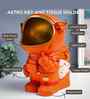Orange Resin Astro Key And Tissue Holder Showpiece