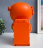 Orange Resin Astro Key And Tissue Holder Showpiece