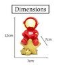Red Resin Astronaut On Star Showpieces
