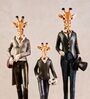 Resin Giraffe Family Showpiece