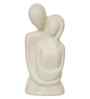 Resin White Romantic Couple Showpiece| Decorative Cute Loving Couple Statue Figurines| Home Decor Items for Living Room Bedroom Hall Office| Home Decor Gifts for Anniversary Valentines Day
