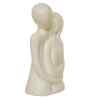 Resin White Romantic Couple Showpiece| Decorative Cute Loving Couple Statue Figurines| Home Decor Items for Living Room Bedroom Hall Office| Home Decor Gifts for Anniversary Valentines Day