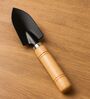 Black Small Hand Trowel with Wooden