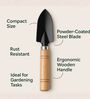 Black Small Hand Trowel with Wooden