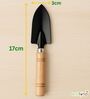 Black Small Hand Trowel with Wooden