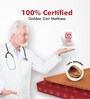 Resteria Golden Fibre Tech.
 Coir 4 Inches Single Size Mattress in Red Colour