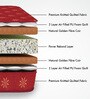 Resteria Golden Fibre Tech.
 Coir 5 Inches Queen Size Mattress in Red Colour