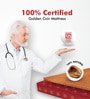 Resteria Golden Fibre Tech.
 Coir 5 Inches Single Size Mattress in Red Colour