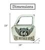 Retro Car Door Route 66 mother Road Wall Sign