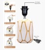 Retro Ceramic Base Bedside Table Lamp