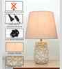 Retro Ceramic Base Bedside Table Lamp