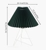 Green Retro Down to the Wire Table Lamp with Fabric Shade
