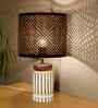 Grey Retro Farmhouse Table Lamp