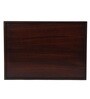 Retro Hibiscus Brown Teak Wood & MDF Serving Tray Reinvention factory