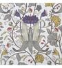 Retro Hibiscus Cream ( 16 X 12) MDF Placemat (Set of 6)