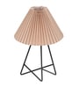 Retro Matt Black Down to the Wire Metal Table Lamp