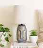 Retro Metal Table Lamp With Fabric Shade (Beige)