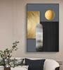 Retro Ring Radial Multicolour Synthetic Wood Wall Art
