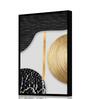 Retro Ring Radial Multicolour Synthetic Wood Wall Art