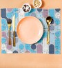 Retro Style   Multicolor (18 x 12) Cotton Canvas (Set of 6) Table Placemat