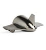 Silver Retro Wing Table Table Clock