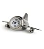 Silver Retro Wing Table Table Clock