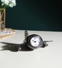 Silver Retro Wing Table Table Clock