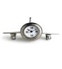 Silver Retro Wing Table Table Clock