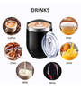 Vaccum Insulated Stainless Steel Coffee Mug with Spill Proof Lid & Straw (Assorted)