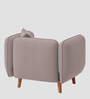 Reva Fabric 1 Seater Sofa in Almond Beige Colour