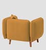 Reva Fabric 1 Seater Sofa in Corn Yellow Colour