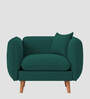 Reva Fabric 1 Seater Sofa in Sage Green Colour