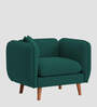 Reva Fabric 1 Seater Sofa in Sage Green Colour