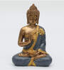 Revata Flower Blessing Buddha Table Decor in(Blue Color
