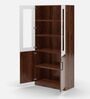 Reverie 2 Door Book Case in Brown Colour