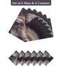 Reversible PVC Placemats & Coasters Set of 6