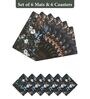 Reversible PVC Placemats & Coasters Set of 6