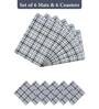 Reversible PVC Placemats & Coasters Set of 6